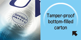 Technological Development:Tamper-proof bottom-filled carton